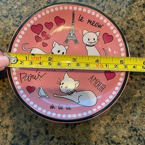whisker city cat saucer